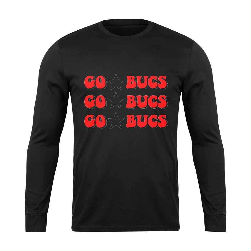 Go Bucs Red Tampa Bay Buccaneers Super Bowl Long Sleeve T-Shirt