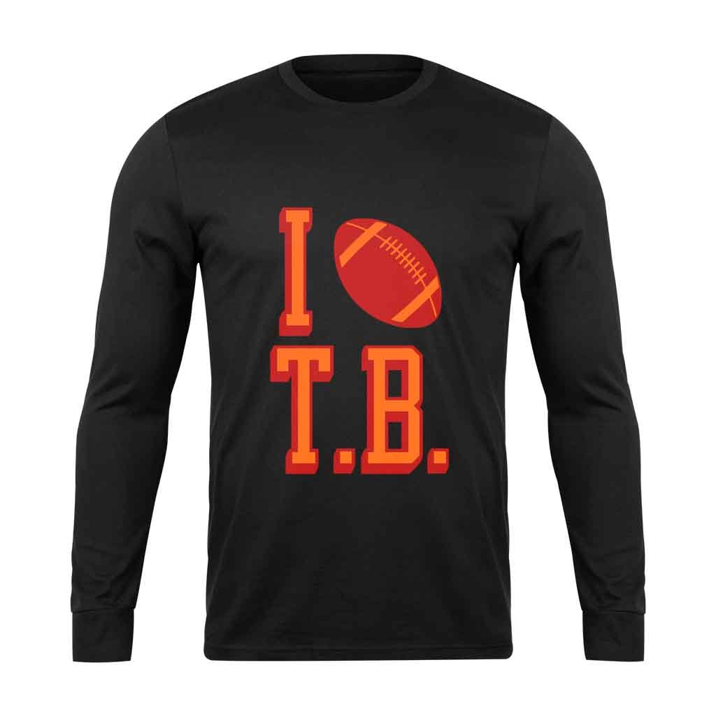 I Love Tb Football Tampa Bay Long Sleeve T-Shirt