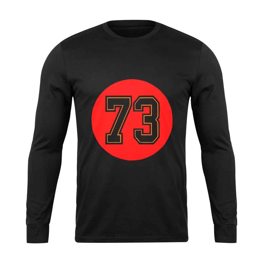 Joe Haeg Number 73 Jersey Tampa Bay Buccaneers Long Sleeve T-Shirt