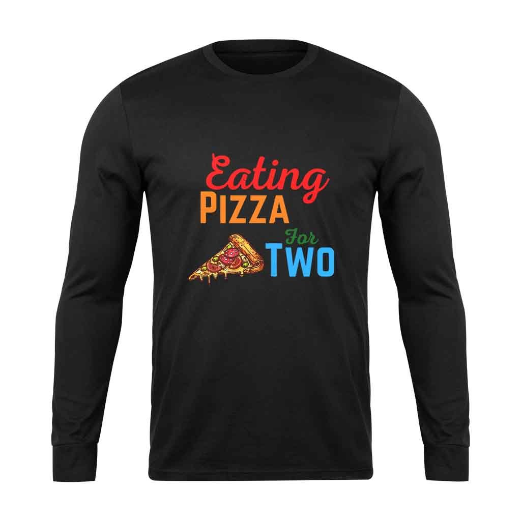 Eating Pizza For Two Five Long Sleeve T-Shirt