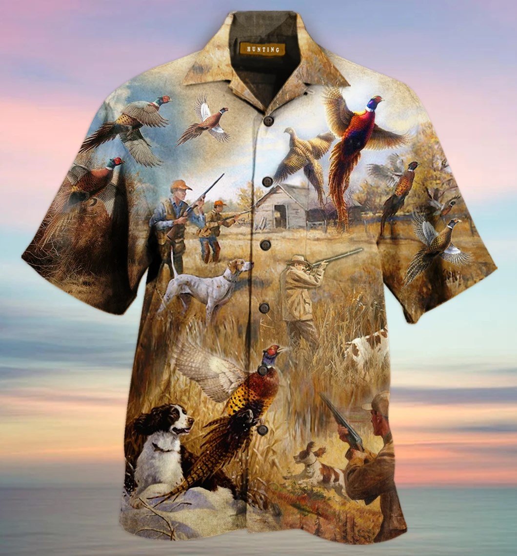 Pheasant Hunting Unisex Hawaii Shirt