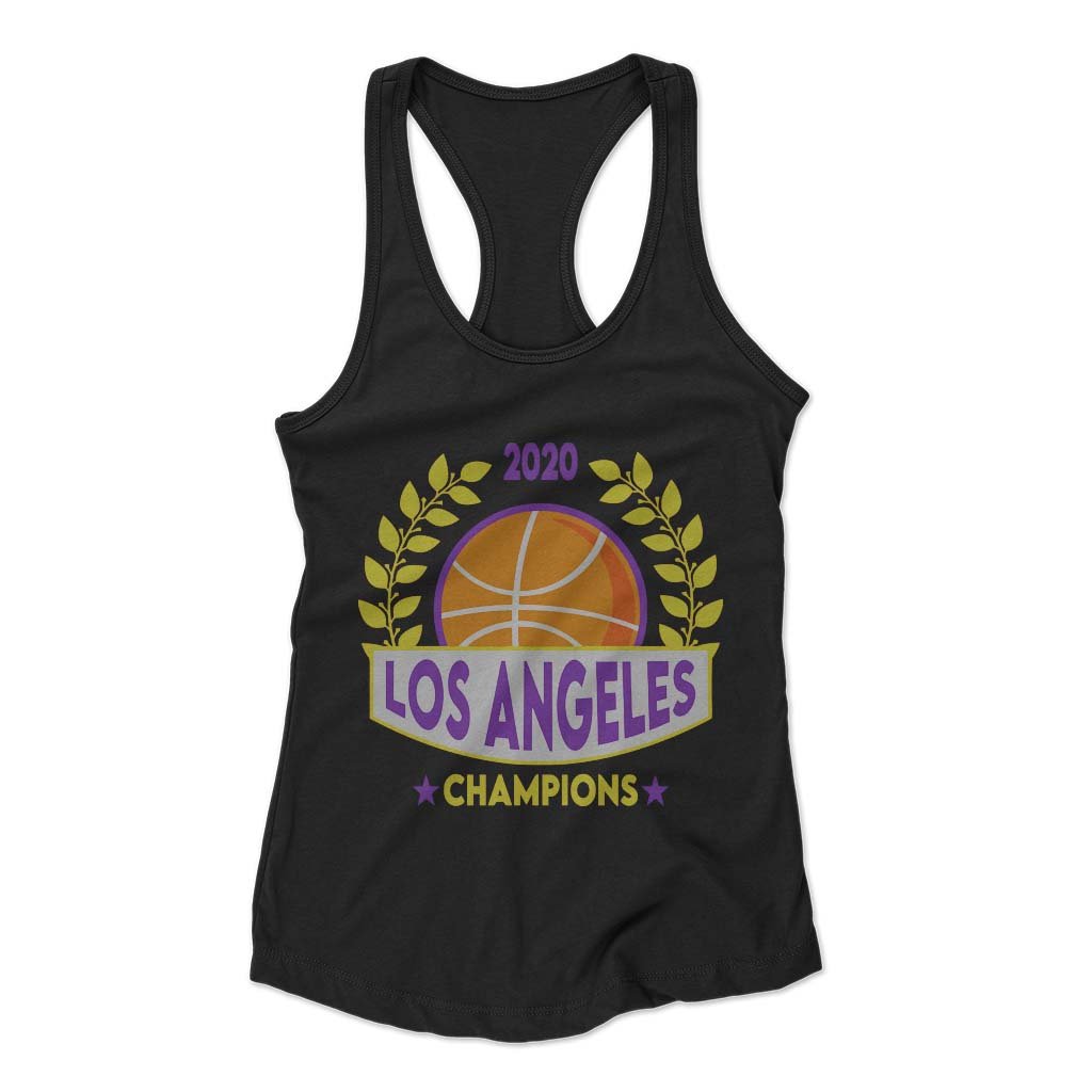 Los Angeles Basketball Champions Lakers Champions Lakers Woman’s Racerback Tank Top