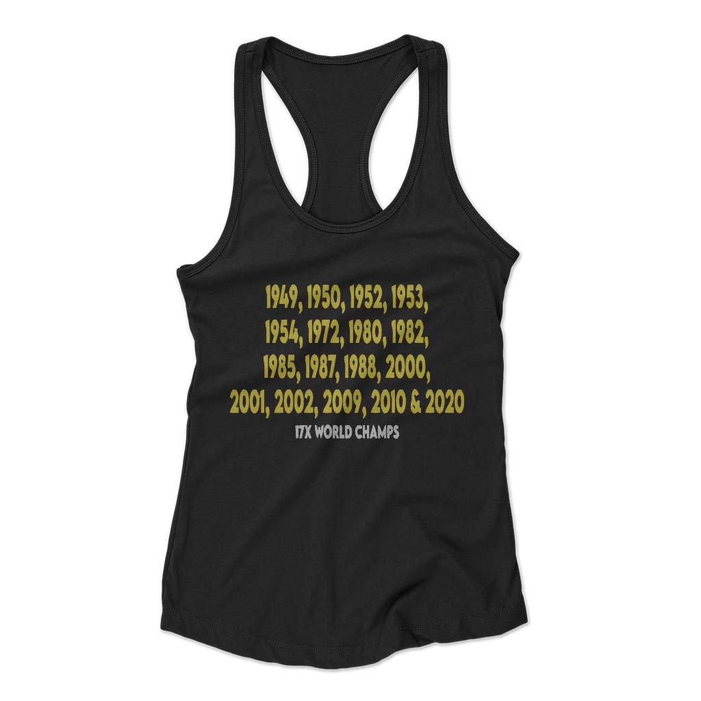 Los Angeles Basketball Champions Lakers Woman’s Racerback Tank Top