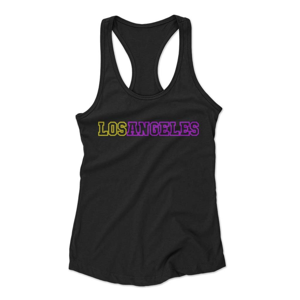 Los Angeles Logo Lakers Woman’s Racerback Tank Top