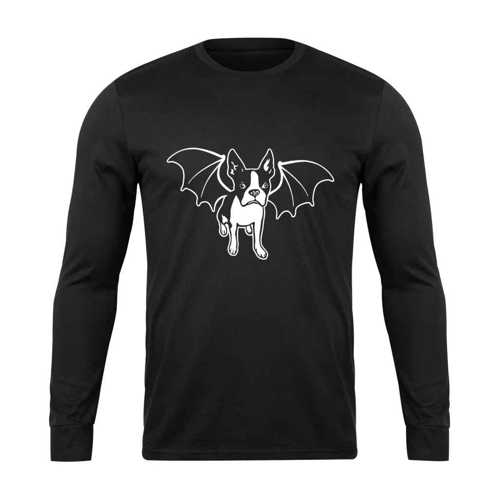 Halloween Boston Terrier Vampire Long Sleeve