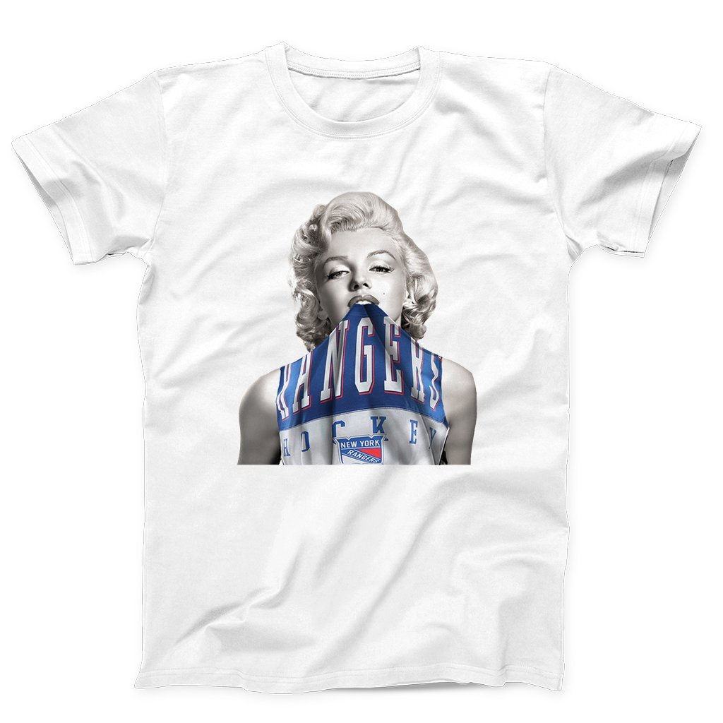 Marylin Monroe New York Rangers Men’s T-Shirt