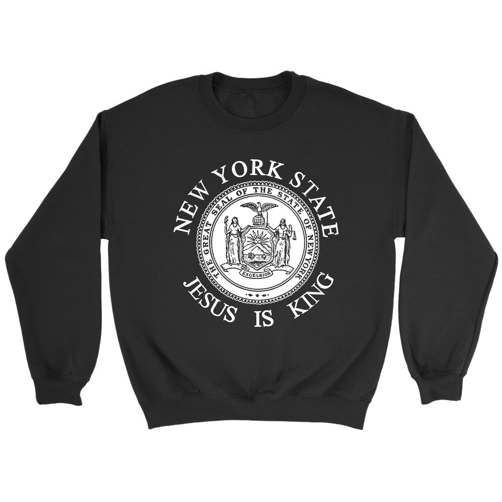 Jesus Is King New York State Sweatshirt