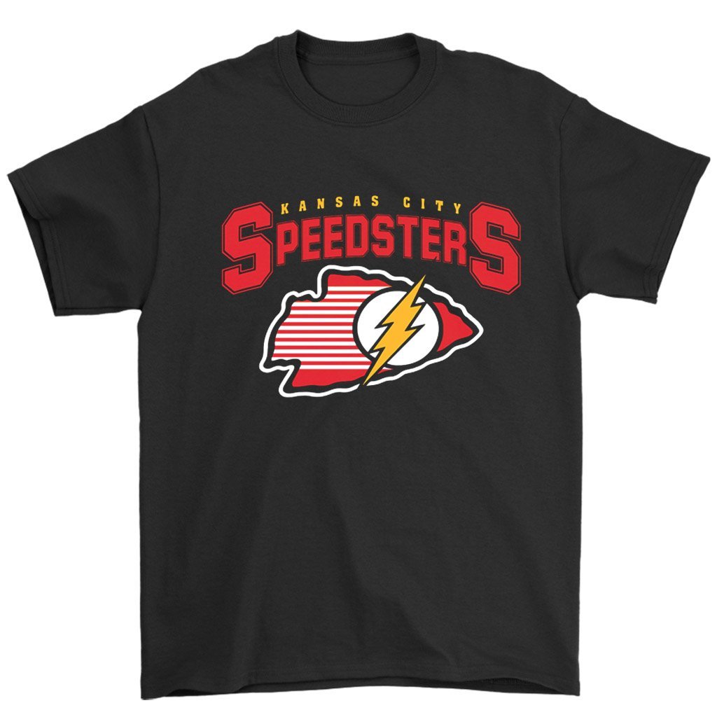 Flash Hero Logo Kansas City Speedsters Men’S T-Shirt