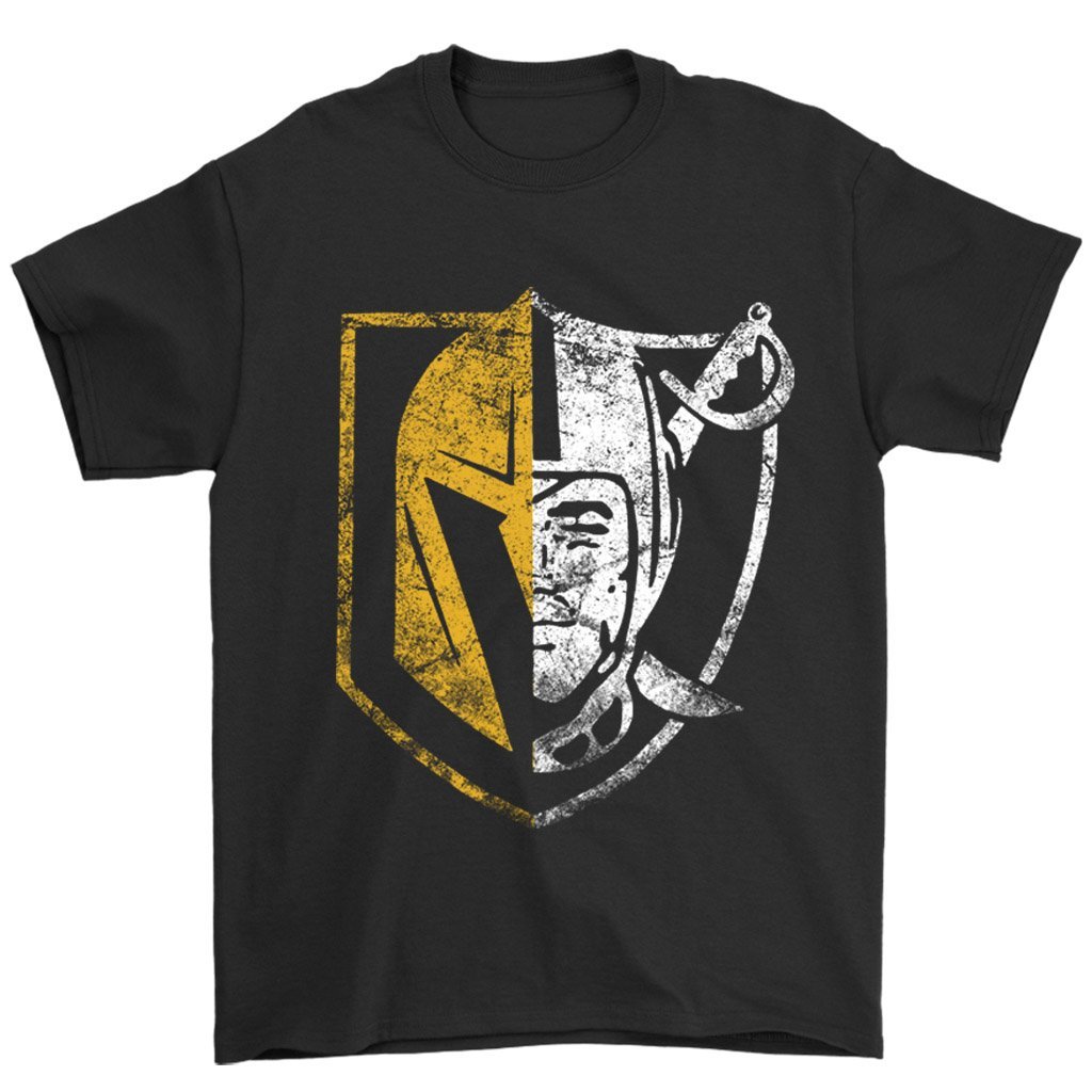 Knights Raiders Half Grunge Men’S T-Shirt