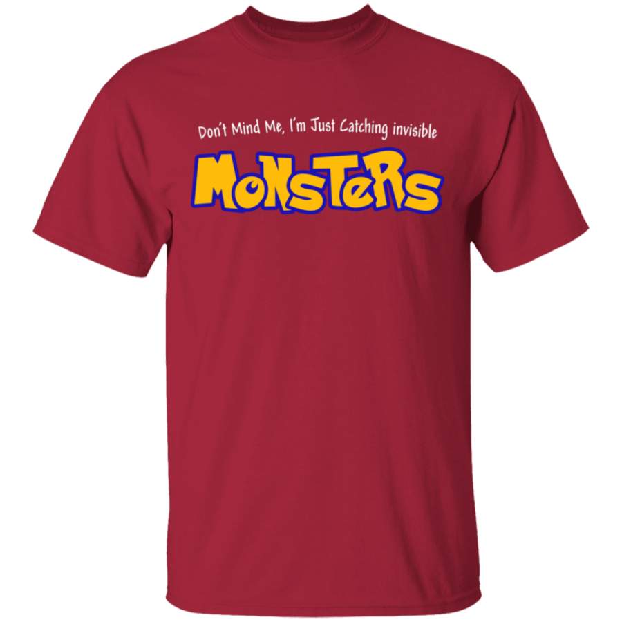 Catching Invisible Monsters Pokemon T-Shirt