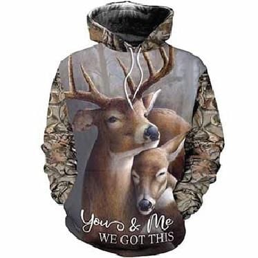 Deer Hunting Lovers 3D Hoodie 07014