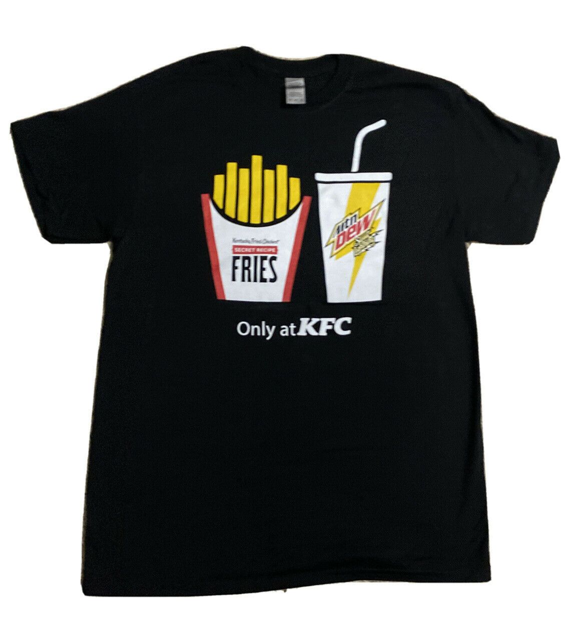 Kfc Secret Recipe Fries Mt Dew Sweet Lightning Men’s T-Shirt