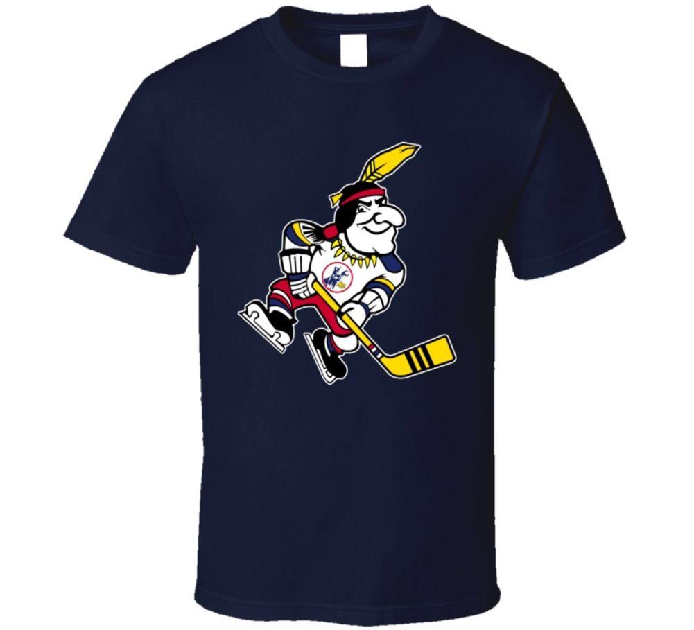 Kansas City Scouts Mascot Retro Hockey Men’s T-Shirt