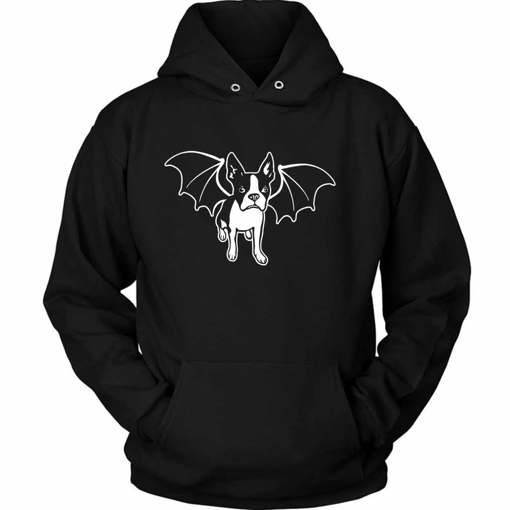 Halloween Boston Terrier Vampire Unisex Hoodie