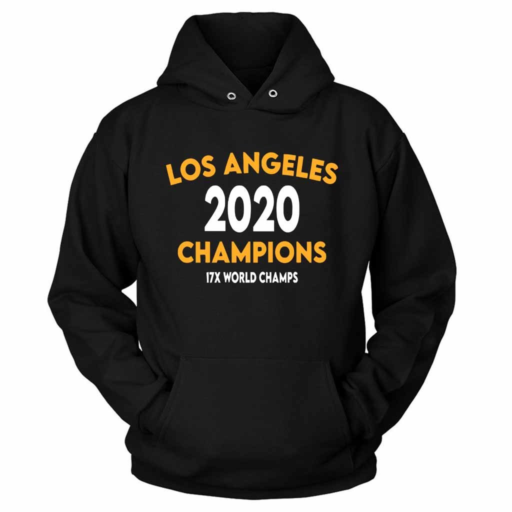 Los Angeles Basketball Champions 17X World Champs Lakers Unisex Hoodie