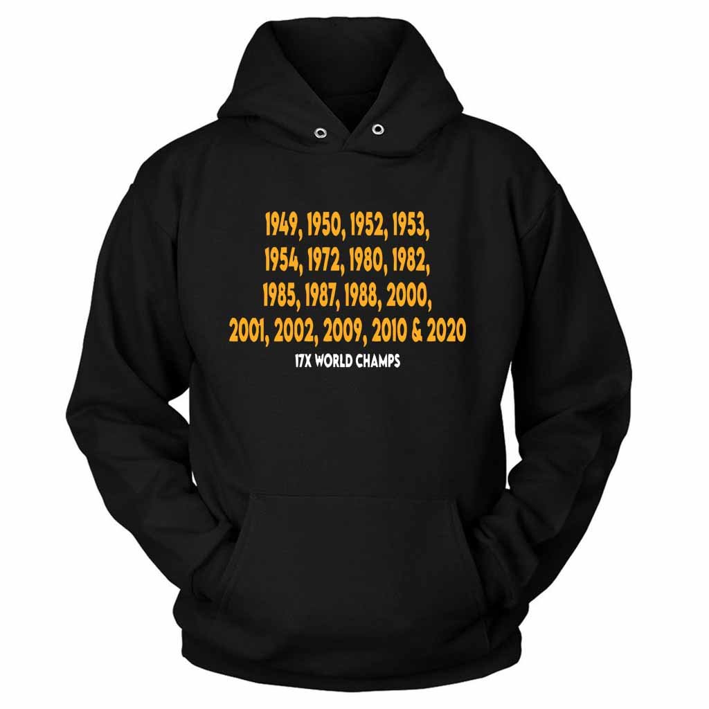 Los Angeles Basketball Champions Lakers Unisex Hoodie