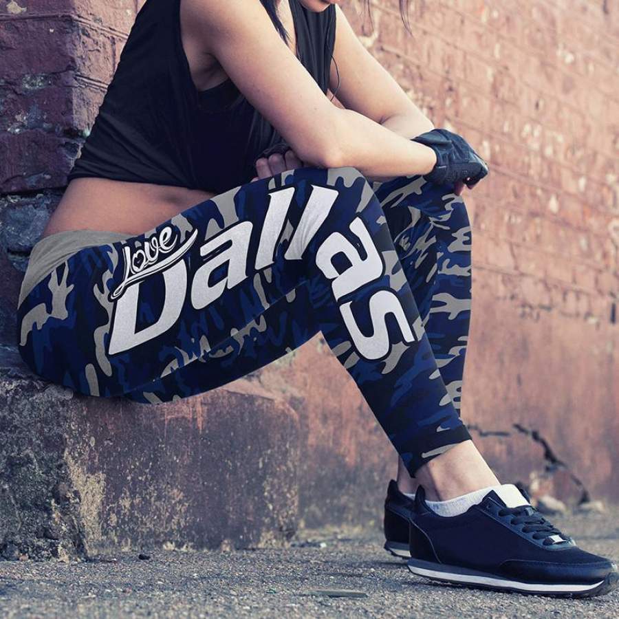 Dallas Football Camo Leggings