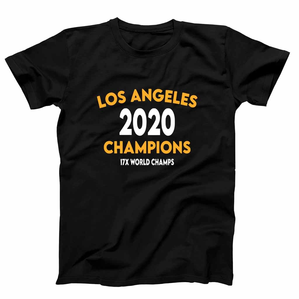 Los Angeles Basketball Champions 17X World Champs Lakers Men’s T-Shirt