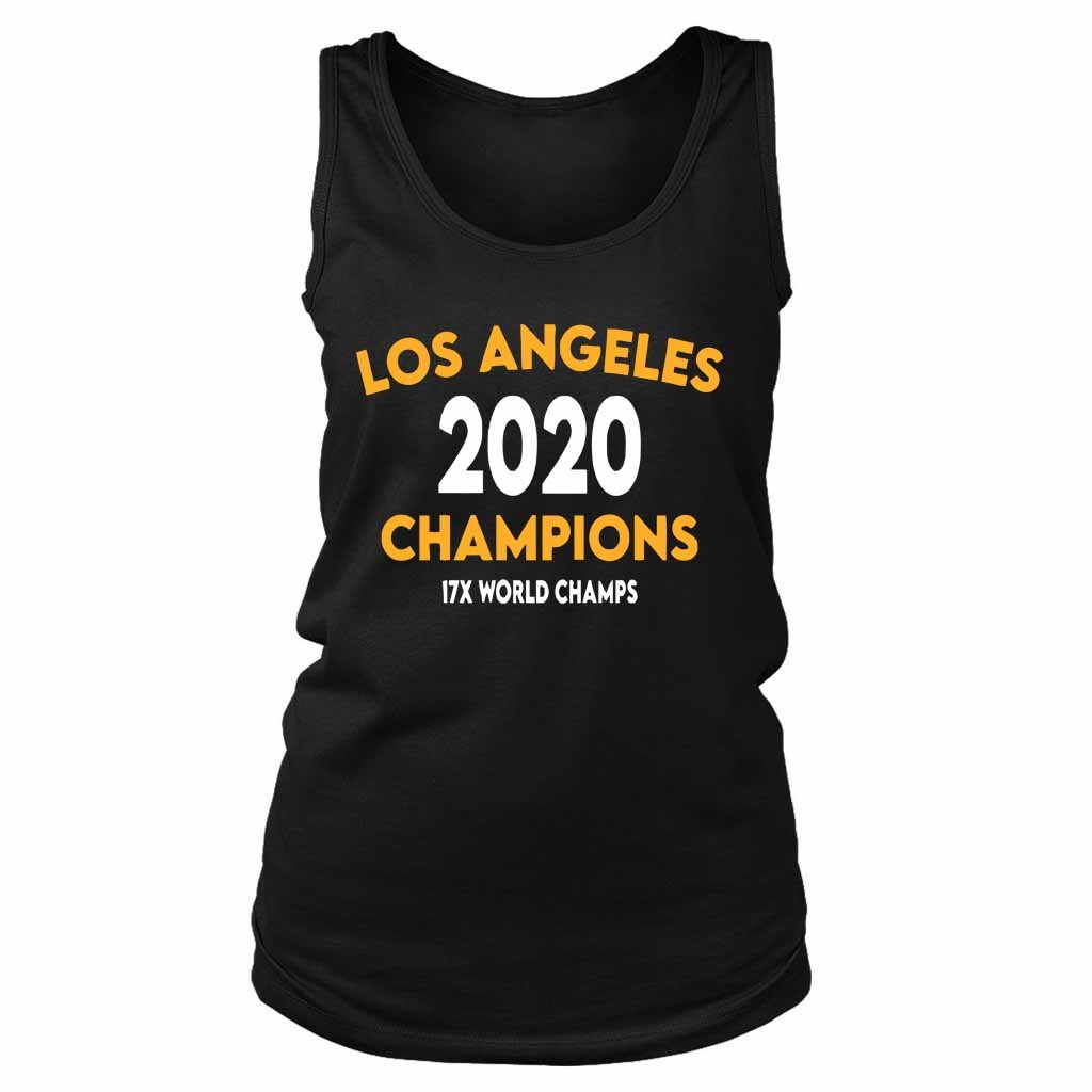 Los Angeles Basketball Champions 17X World Champs Lakers Women’s Tank Top