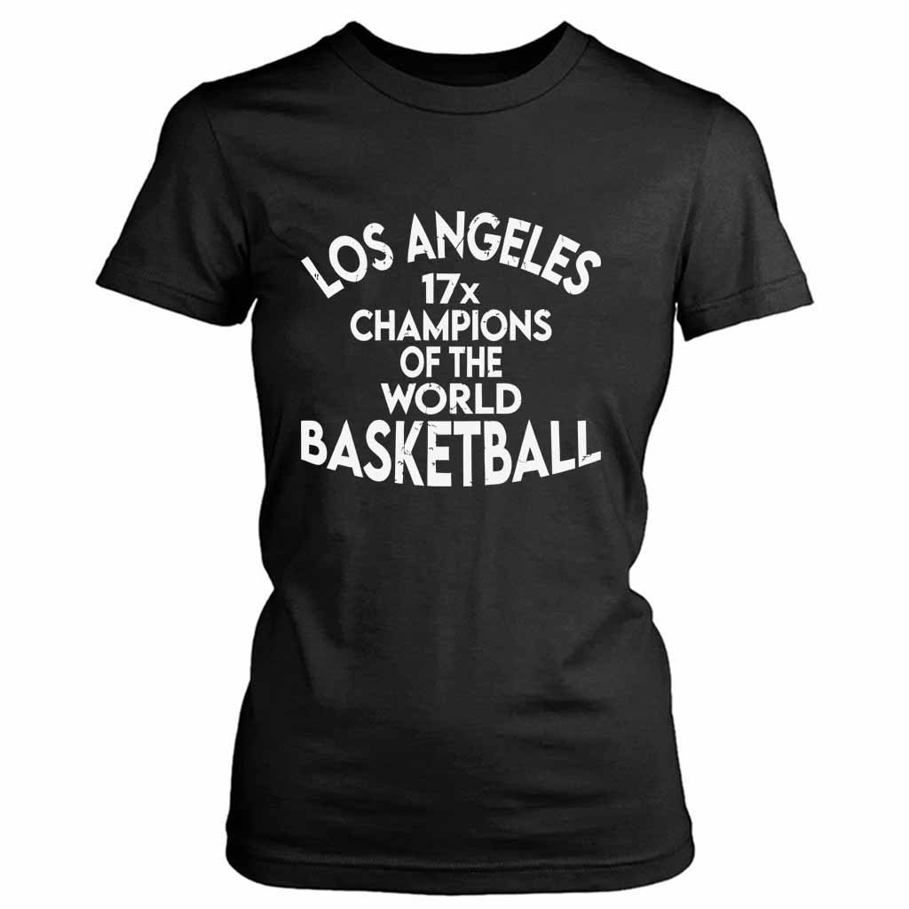 Los Angeles 17 Champions Lakers Women’s Tee T-Shirt