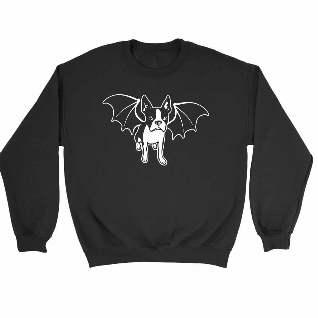 Halloween Boston Terrier Vampire Sweatshirt Sweater