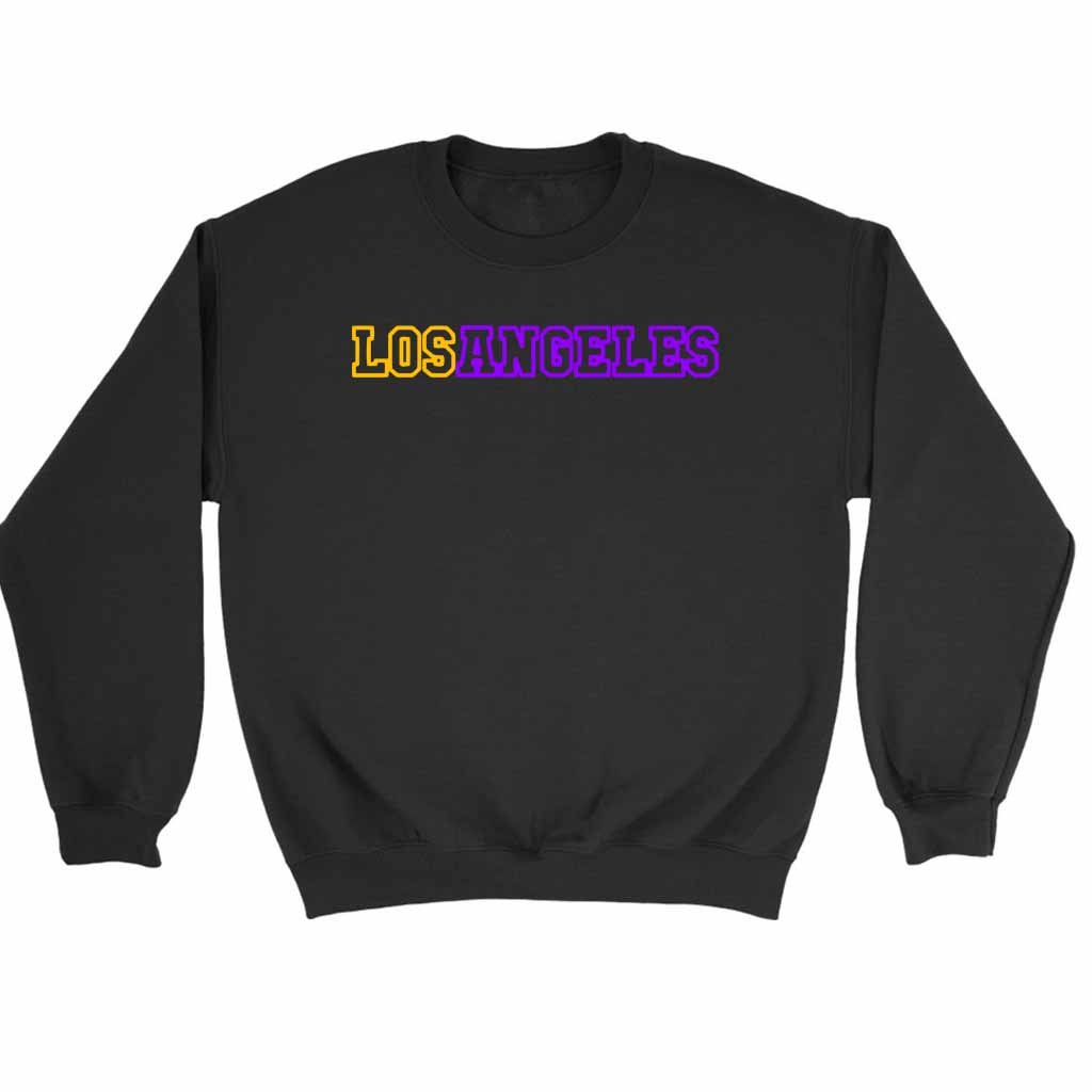 Los Angeles Logo Lakers Sweatshirt Sweater