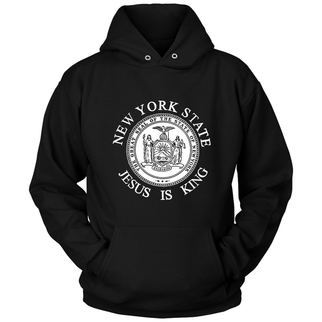 Jesus Is King New York State Unisex Hoodie