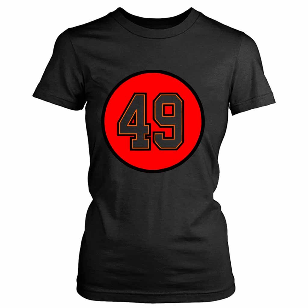 Cam Gill Number 49 Tampa Bay Buccaneers Women’s Tee T-Shirt