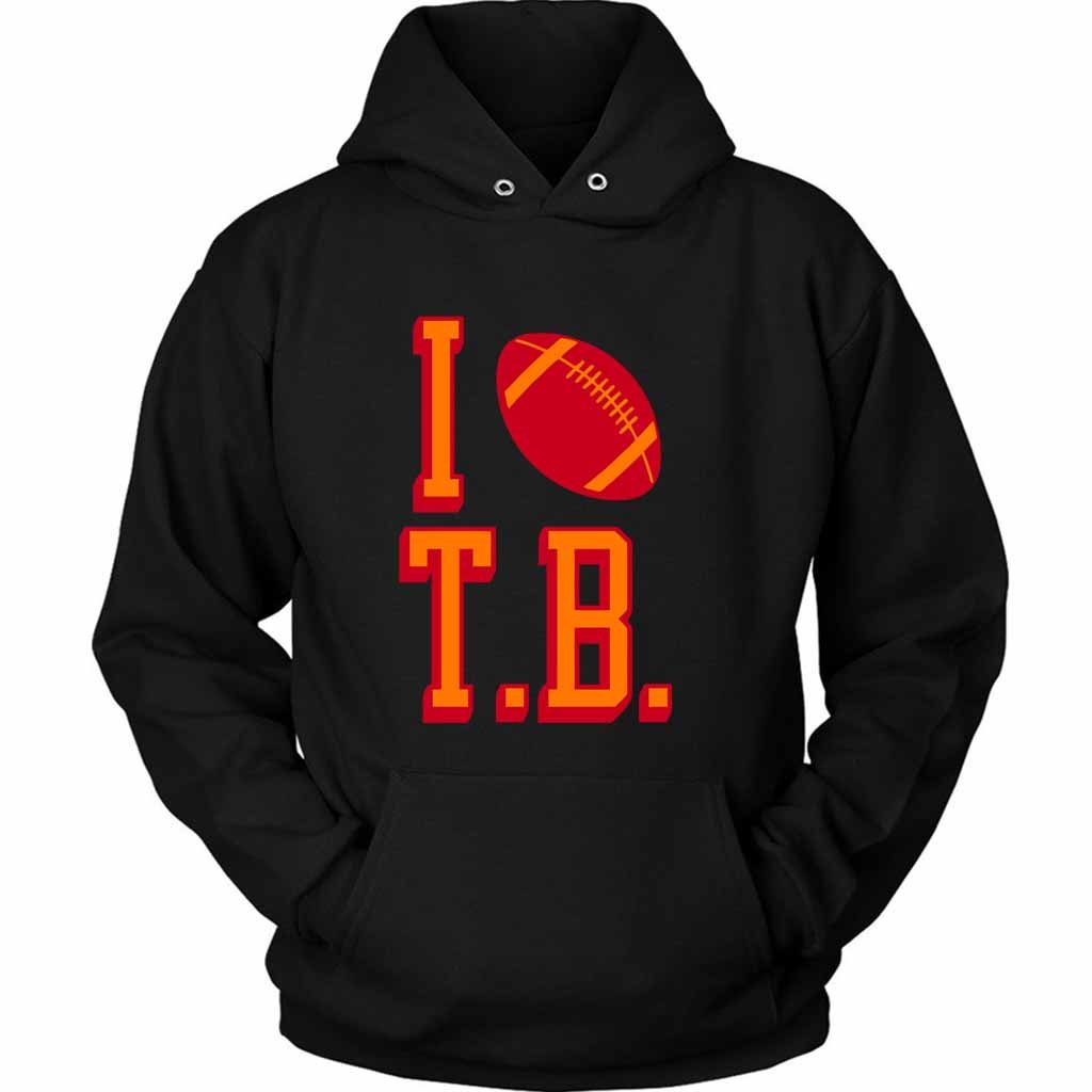 I Love Tb Football Tampa Bay Unisex Hoodie