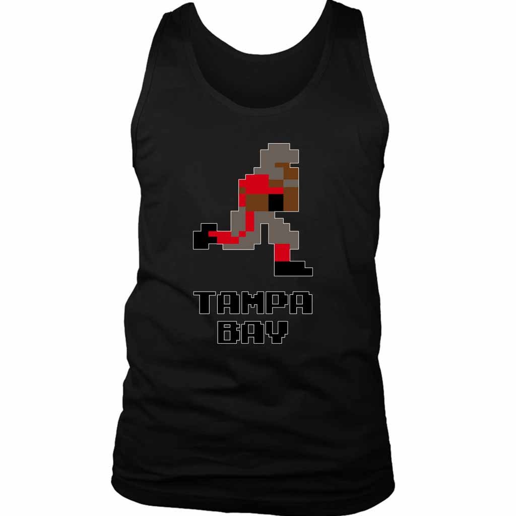 8 Bit Tampa Bay Buccaneers Football Two Men’s Tank Top