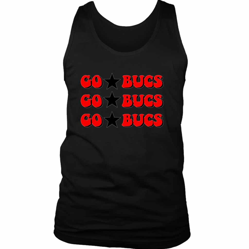 Go Bucs Red Tampa Bay Buccaneers Super Bowl Men’s Tank Top