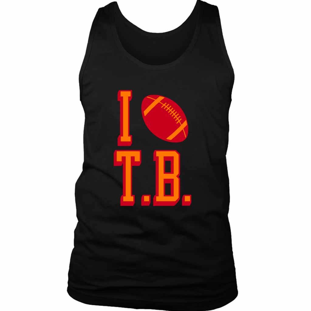 I Love Tb Football Tampa Bay Men’s Tank Top