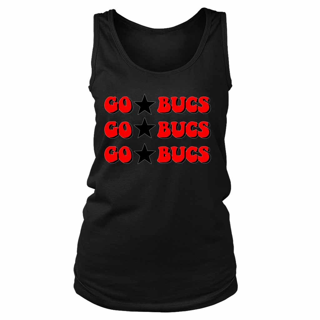 Go Bucs Red Tampa Bay Buccaneers Super Bowl Women’s Tank Top