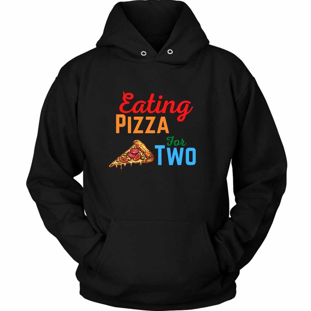 Eating Pizza For Two Five Unisex Hoodie