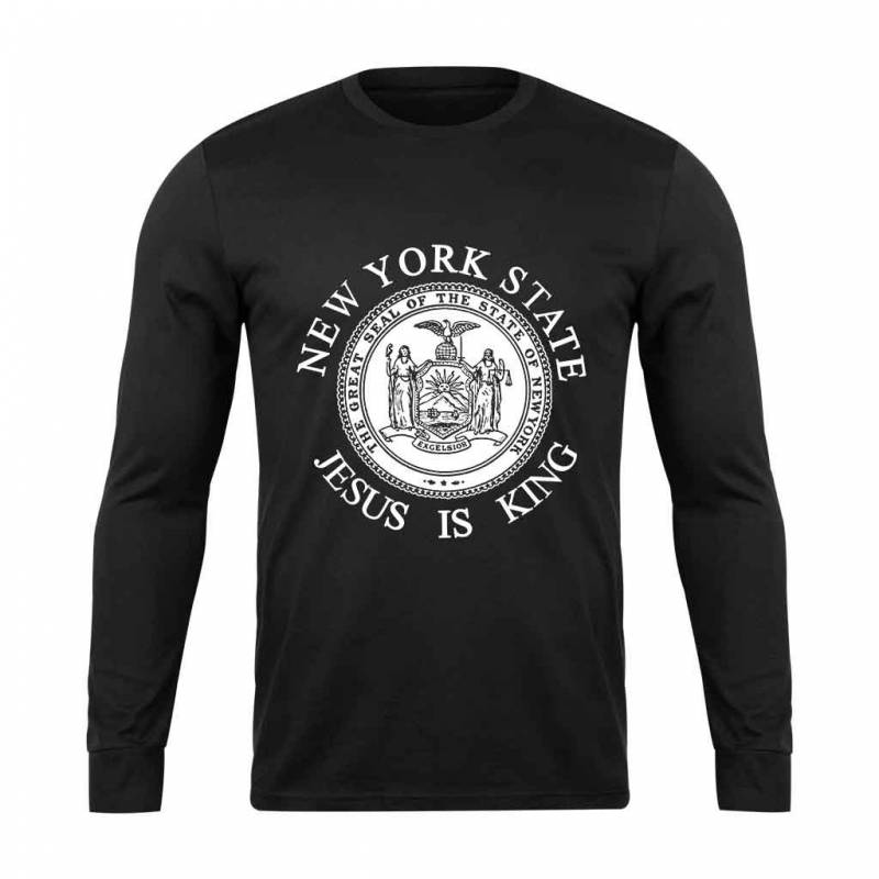 Jesus Is King New York State Long Sleeve T-Shirt