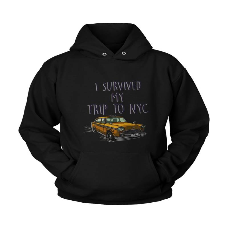 I Survived My Trip To Nyc New York Yellow Taxi Usa Unisex Hoodie