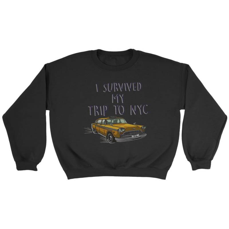 I Survived My Trip To Nyc New York Yellow Taxi Usa Sweatshirt