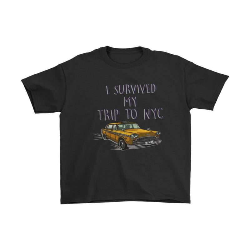 I Survived My Trip To Nyc New York Yellow Taxi Usa Men’s T-Shirt