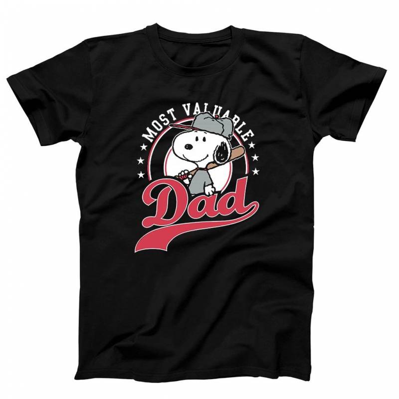 Happy Fathers Day Most Valuable Dad Snoopy Men’s T-Shirt