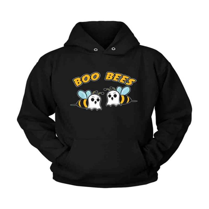 Halloween Boo Bees Honey Bee Ghost Funny Beekeeper Unisex Hoodie