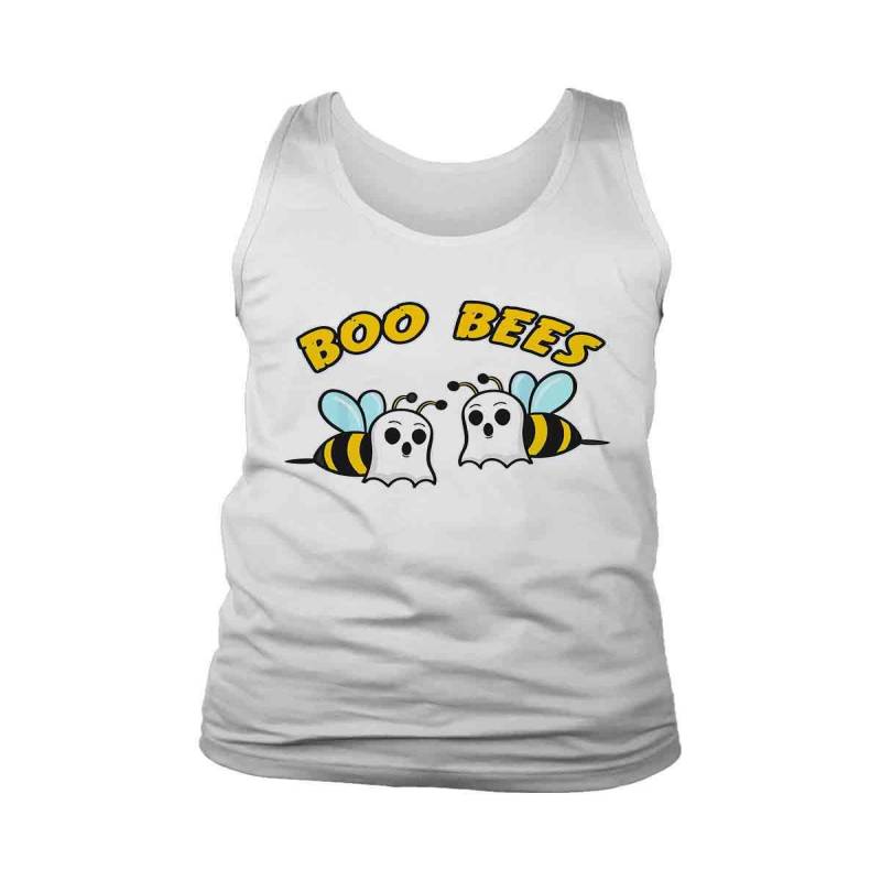 Halloween Boo Bees Honey Bee Ghost Funny Beekeeper Men’S Tank Top