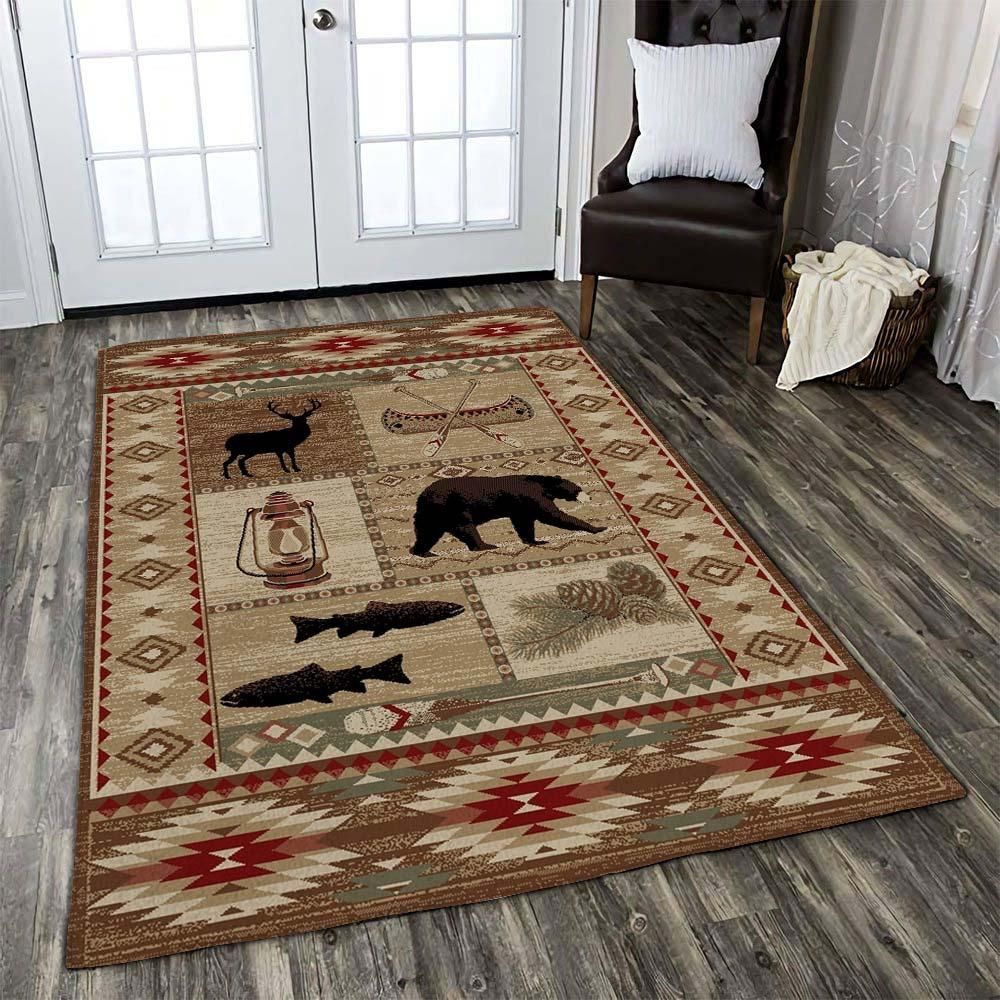 Fishing Hunting OutDoor Area Rug 06727