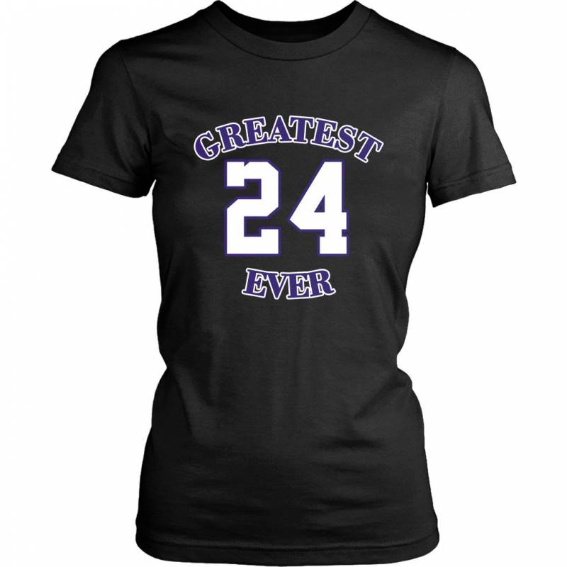 Gold Los Angeles 24 Kobe Greatest Ever Women’S T-Shirt