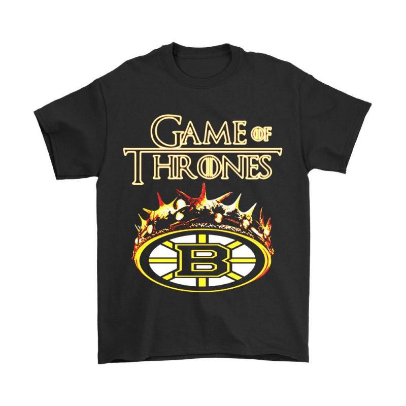 Game Of Thrones Crown Boston Bruins Mashup Men’s T-Shirt