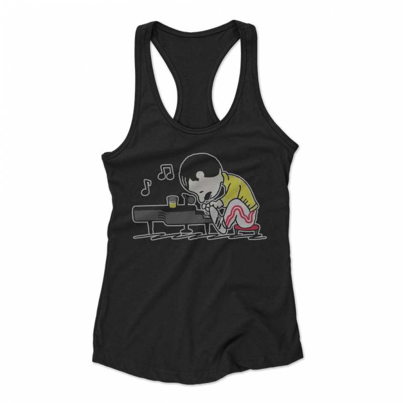 Freddie Mercury The Queenuts Woman’s Racerback Tank Top