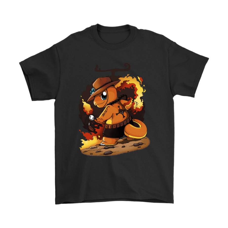 Charmander Portgas D. Ace Pokemon One Piece Shirts