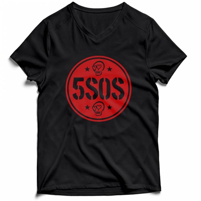 Five 5 Seconds Of Summer 5sos Music Men’s V-Neck Tee T-Shirt