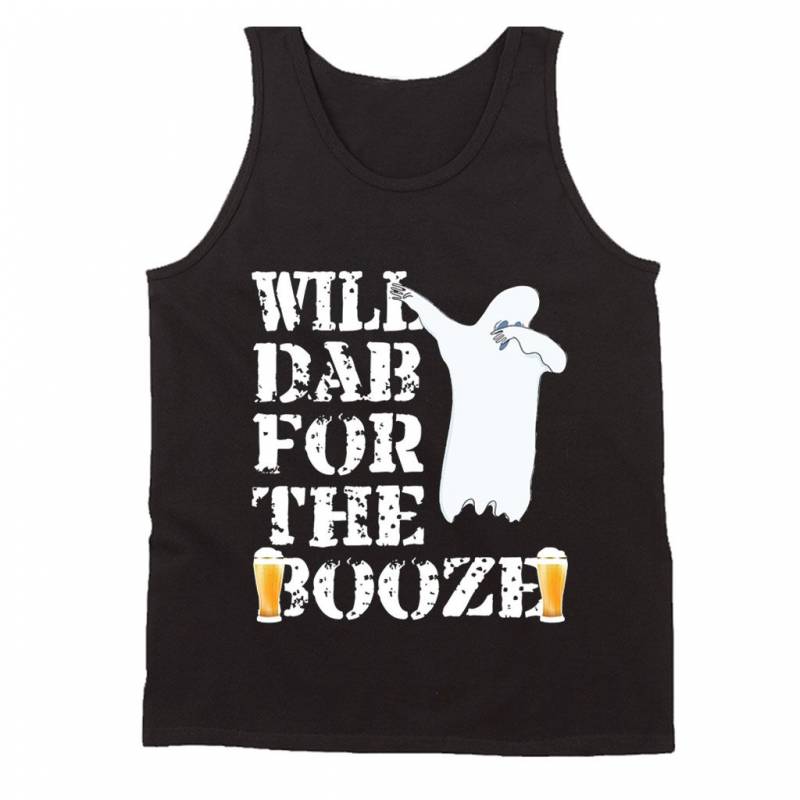 Cool Halloween Ghost Will Dab For The Booze Beer Lover Men’S Tank Top