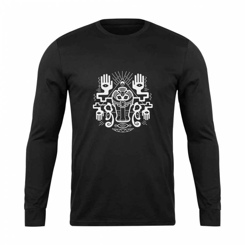 Cofagrigus Golden Tomb Pokemon Yamask Ghost Type Egyptian Style Long Sleeve T-Shirt