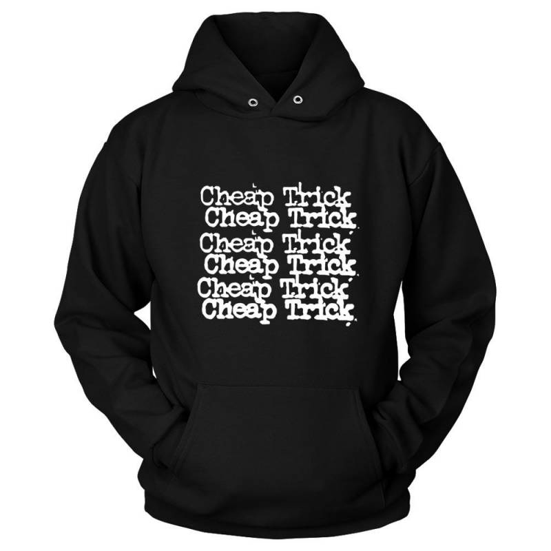 Cheap Trick Logo Black T Shirt Styx Reo Speedwagon The Cars Night Ranger Boston Unisex Hoodie